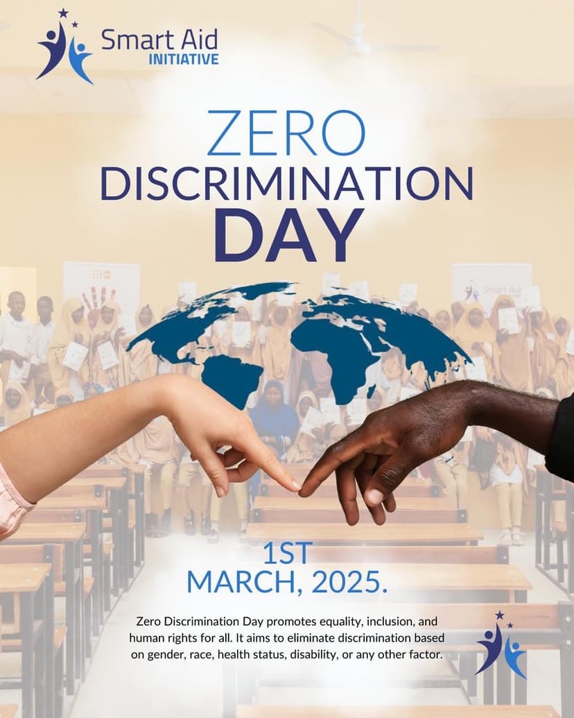 Zero Discrimination Day: Say No to Discrimination, Embrace Equality